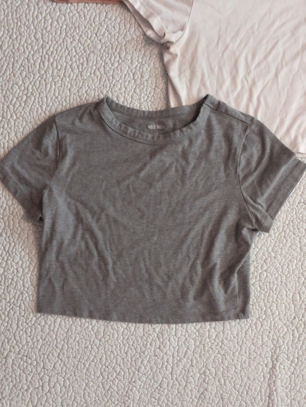 Wild Fable Cropped Cotton Blend Boxy Fit Soft Flowy Set Of 5 Tops Minimalist - Picture 3 of 12